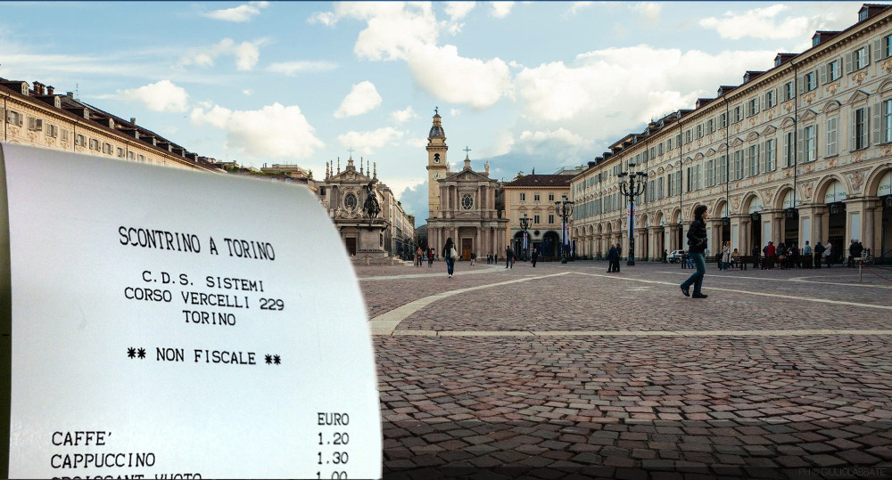 scontrino a Torino